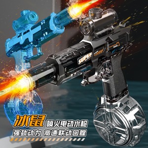 Mini pistolet à eau électrique pour l'été, piscine extérieure, jouet à tir automatique léger pour les <span class=keywords><strong>jeux</strong></span> de tir à l'eau des enfants - Product Image 6