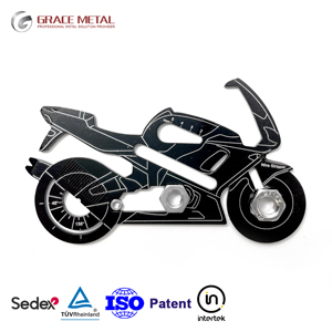C11 Promotion Novelties Motorcycle Shape Stainless Steel 18 in 1 Multi-Function Keychain Bottle Opener Tool Black/Silver Gifts