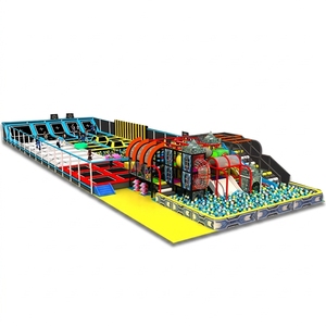 Custom-Size Indoor Kids' <b>Trampoline</b> Park Plastic Climbing Soft Play Equipment for Amusement Park Theme - Product Image 4