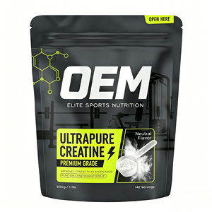 OEM ODM UltraPure <b>Creatine</b> Monohydrate Powder 500g Supports muscle energy metabolism for Daily Fitness Support - Product Image 1