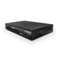 Receptor de TV DVB Quad Core 4K HD con Canales Gratuitos, Teclado Mini Retroiluminado, Wi-Fi, Ethernet, Batería, Android 15, Amlogic