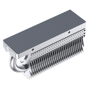 COOLLEO 2280 Tubo de calor de alto rendimiento Aluminio SSD M.2 Almohadilla de goma de doble capa Unidad de <span class=keywords><strong>estado</strong></span> sólido Ventiladores optimizados Refrigeración - Product Image 3