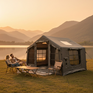 Tenda Gonfiabile Personalizzata Grande Impermeabile 3000+ Air Tent in Cotone Oxford/Tela Nylon PVC <span class=keywords><strong>con</strong></span> Palo in Alluminio per <span class=keywords><strong>Campeggio</strong></span> Esterno Multiuso - Product Image 6