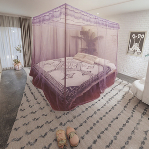 Cổ Điển Hình Chữ Nhật Vua Kích Thước Muỗi <span class=keywords><strong>Net</strong></span> Với Kim Loại Đứng Cho Nhà Giường Phòng Ngủ Cửa Ngoài Trời Cắm Trại Du Lịch - Product Image 1