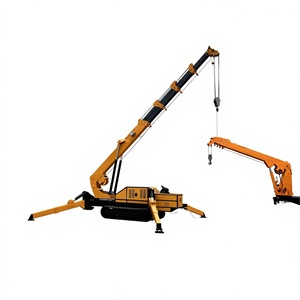 Mini-grue araignée sur chenilles de 3 tonnes, remplace la grue sur camion pour le levage de charpentes de toit et de moteurs lourds - Product Image 1