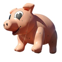Mascotte de cochon gonflable géante personnalisée KeepFuns - Animal gonflable mignon et thématique pour les événements, la promotion de marque et les festivals