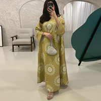 Dernier Nouveau Modèle Abaya Designs à Dubaï avec Pierres Travail Luxe Cristal Diamant Caftan Abaya 2024
