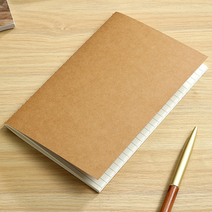 Quaderno da Viaggio Ricaricabile in Carta Kraft, 30 Fogli con Pagine a Puntini/Righe/ Bianche/Quadrettate, Design TN, Diario Regalo con Rilegatura a Filo - Product Image 4