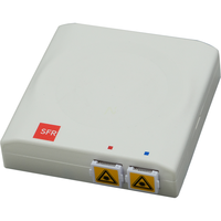 PTO 1FO 2FO Connecteur Traversée SC/APC Boîtier Prise SFR Externe Câble Fibre Optique avec Pigtail PTO Mural 0.9MM