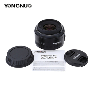 Objectif Yongnuo 35mm YN35mm F2 Grand-Angle Grande Ouverture à Focale Fixe Autofocus pour Appareil Photo <span class=keywords><strong>Canon</strong></span> Nikon - Product Image 2