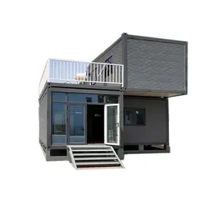 China Low Price Fast Assemble Waterproof Fireproof Modern Design Removable Luxury Food Prefab House Restaurant Container