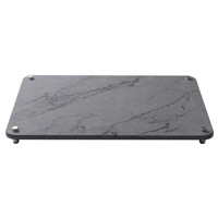Tapis de séchage de vaisselle en terre de diatomée gris, super absorbant, écologique, antidérapant et personnalisable – Tapis et sous-plats de comptoir de cuisine