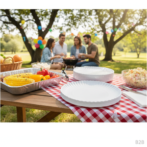 Platos de Cartón de 21 cm, 50 Unidades, B2B - Product Image 3