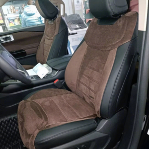 Coussin Appuie-tête Voiture Pour Ford Mustang - 2 Pièces - Noir Similicuir