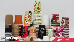 Gobelet en papier de 8 oz personnalisé avec logo, à paroi simple, jetable, taille personnalisée, gobelet en papier de 8 oz pour café chaud/froid, jus, thé - Product Image 6
