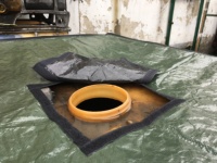 Housse de protection pour réservoir IBC de 1000 L, housse en bâche pour réservoir IBC, résistante aux UV et aux déchirures pour réservoir IBC