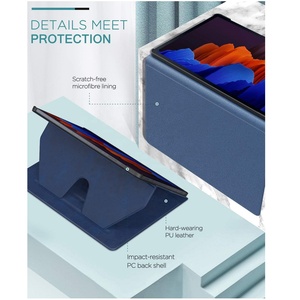 MoKo étui mince magnétique intelligent en cuir PU étui pour <span class=keywords><strong>tablette</strong></span> <span class=keywords><strong>Samsung</strong></span> Galaxy Tab <span class=keywords><strong>S7</strong></span> Plus 2020 T970 T975 <span class=keywords><strong>12</strong></span>.4 <span class=keywords><strong>pouces</strong></span> - Product Image 3