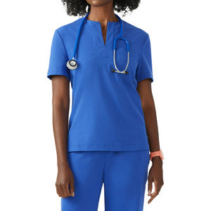 Seragam Medis Premium Nyaman Bahan Stretch Polyester Spandex untuk Perawat Rumah Sakit dengan Kantong, untuk Wanita Pria Dokter - Product Image 5