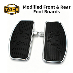 Black Motorcycle Adjustable Footrest <b>Pegs</b> & Floor <b>Boards</b> Aluminum Alloy Universal for Rider and Passenger China - Product Image 2