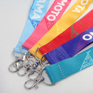 MOQ 100 PCS昇華ネックストラップデザイナーデジタル印刷ポリエステルストラップロゴ付きカスタム - Product Image 1
