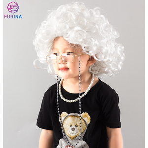 FURINA 2025 morbidi appassionati di calcio <span class=keywords><strong>parrucca</strong></span> quotidiana Cosplay arcobaleno Afro Curl Party pagliacci <span class=keywords><strong>parrucca</strong></span> Cosplay per Halloween - Product Image 6