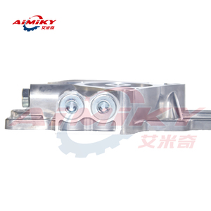 ฝาครอบออยล์คูลเลอร์ ME034573 สำหรับเครื่องยนต์มิตซูบิชิ 6D14 6D15 6D16 รถขุด KATO HD800 <span class=keywords><strong>HD900</strong></span> - Product Image 5