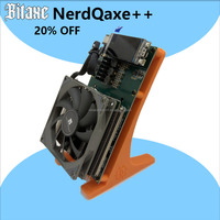 Offre spéciale Solo Miner BTC Bitaxe tout nouveau NerdQaxe ++ 4.8T noir/Orange Home Miner Offre Spéciale