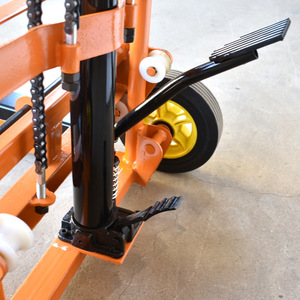 China Fabriek 500Kg 1ton Lichte Elektrische Hydraulische Stapelaar Handtrolley - Product Image 3