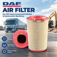 Filtre à air radial plié en fibre composite 2240607 pour camions DAF, véhicules utilitaires, machines de construction, pièces de moteur