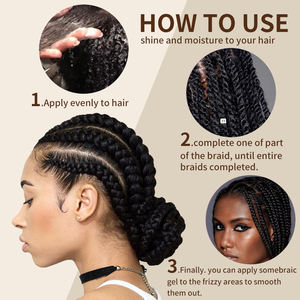 Mousse coiffante pour cheveux bouclés, contrôle des frisottis, hydratation, mousse coiffante pour un usage quotidien, lavage et séchage - Product Image 6