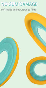 Juguete masticable EVA para perros Espuma flotante Flippy <span class=keywords><strong>Flopper</strong></span> 9 "Disco volador Juguete suave para perros - Product Image 3