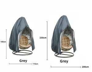Housse de chaise de patio <span class=keywords><strong>imperméable</strong></span> à l'eau anti-poussière housses de chaise à suspendre en forme d'oeuf housse anti-poussière - Product Image 4