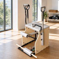 Machine de Pilates Reformer réglable en bois d'érable, de bonne qualité et à prix abordable, service personnalisé, studio de Pilates portable, garantie 3 ans