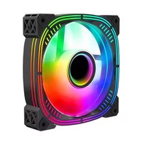 2025 nouveau 120mm ARGB CPU ventilateur de refroidissement roulement à billes ordinateur bloc de construction boîtier avec contrôleur lumière CPU refroidisseur