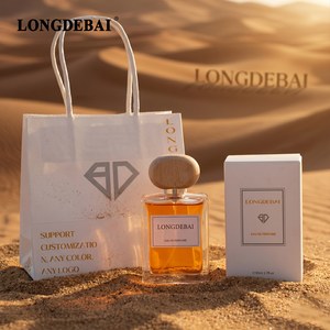 Botellas de Perfume de Vidrio Cuadradas Transparentes, Elegantes y de Lujo, con Pulverizador y Tapa de Madera, de 30ml, 50ml y 100ml, Personalizadas <span class=keywords><strong>para</strong></span> Mujer - Product Image 3