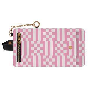 Ladies RFID Blocking PU Leather Clutch Wallet with Magnetic Closure and Zipper Coin <b>Purse</b> Handbag - Product Image 2
