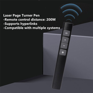 30m không dây đa phương tiện ánh sáng laser con trỏ thông minh USB sạc PPT trang chuyển bút Quà Tặng Mới lạ Presenter từ xa - Product Image 4