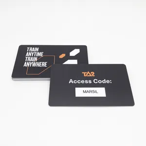Plastic Gift Card With Unique Code