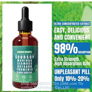 Promo Lintas Negara: Cairan Soursop <span class=keywords><strong>Graviola</strong></span> 10-in-1, Minuman Oral 60ml untuk Dewasa - Product Image 3