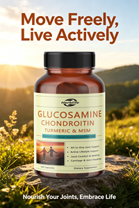 Capsules de glucosamine, chondroïtine, curcuma et MSM de marque privée OEM Herblife, 120 unités, complément alimentaire pour le soutien des articulations - Product Image 4