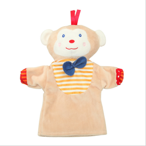 Dễ thương phim hoạt hình động vật tay con rối tại chỗ nhồi bông đồ chơi sang trọng với PP bông điền Tính năng vịt khỉ ếch - Product Image 2