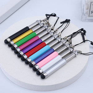 2 độ bền kéo công suất 9.0 kim loại bụi bằng chứng màn hình cảm ứng <span class=keywords><strong>Stylus</strong></span> <span class=keywords><strong>Pen</strong></span> cho iPad iPhone iPod cảm ứng trò chơi thông minh Điện thoại di động máy tính bảng - Product Image 2