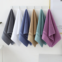 100% Cotton Knitted Solid Color Hotel Towel with Custom Logo Quick-Dry Model 10507