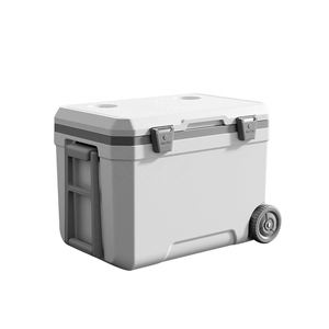 Custom Logo Wholesale Food Preservation Freezer Multi-functional Picnic Ice Insulated <b>Cooler</b> <b>Box</b> 45l with Wheels and Handle - Product Image 4