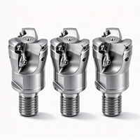 Tête de fraise modulaire à alimentation élevée BOSSL SKS, fraise à visser indexable pour plaquettes WOMW WDMW WDHW, usinage brut CNC