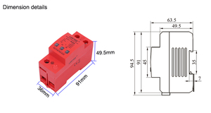 交流SPD 200KA 1P T2电涌抑制器220V交流电涌保护装置B类避雷器装置 - Product Image 6