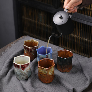 <span class=keywords><strong>Taza</strong></span> <span class=keywords><strong>de</strong></span> Té Individual Estilo Japonés Retro, <span class=keywords><strong>Taza</strong></span> <span class=keywords><strong>de</strong></span> Cerámica Artesanal, <span class=keywords><strong>Taza</strong></span> Creativa para Suministro Transfronterizo - Product Image 2