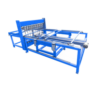 Machine de soudage automatique de cage pour animaux de compagnie à mailles de fil métallique à haute précision contrôlée par PLC de type tunnel