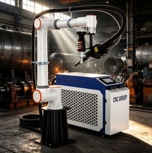 Robots collaboratifs avec machine de soudage laser industrielle pour la soudure des aciers au carbone, inoxydables et aluminium - Product Image 1