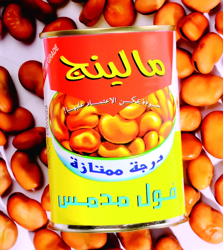 Arap pazarı için 397g konserve bakla faul medames konserve fava fasulye